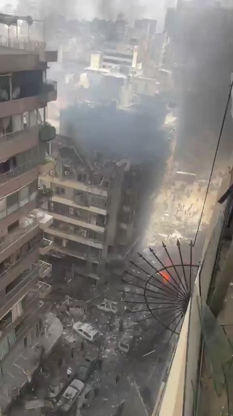 Beirut, Lebanon after massive Israeli attack