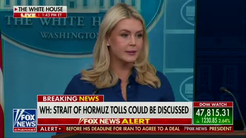 Karoline Leavitt has no answer on reported Iran strikes