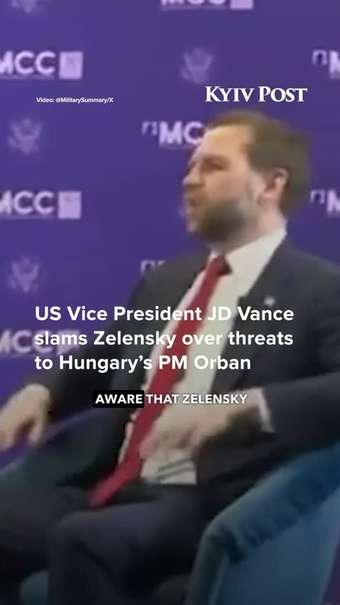 Orbán alleges Zelenskyy threatened physical harm, Vance calls it scandal