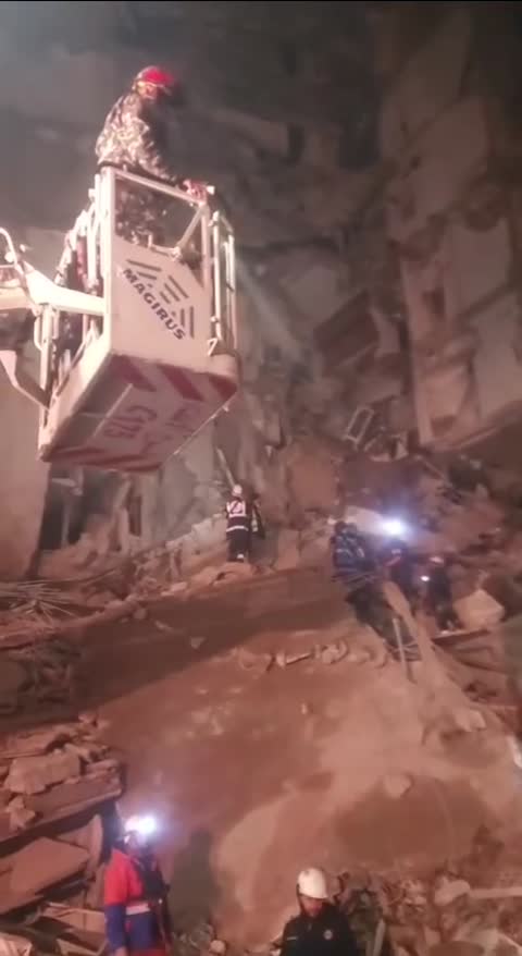 Mother and son rescued from bombed Beirut building