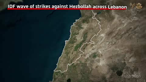 IDF releases footage of airstrikes across Lebanon