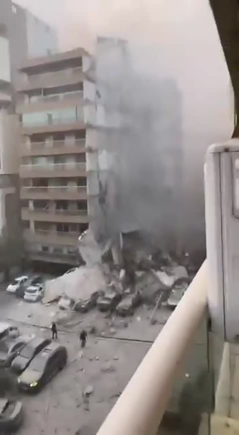 ⚡️Israel commits new massacre in Beirut, Lebanon