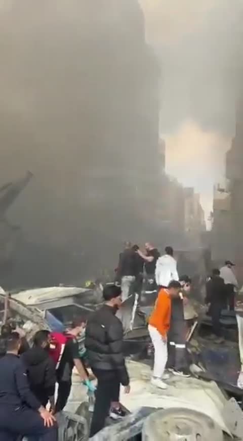 Video shows aftermath of Israel's largest strike on Beirut