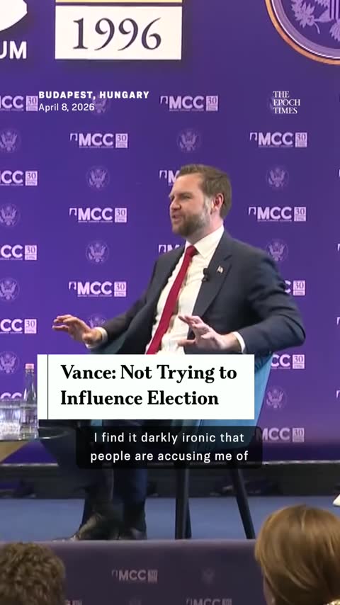Vance rejects foreign influence, backs Orban on Ukraine peace